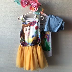 Belle Beauty and the Beast Dress Outfit Bundle